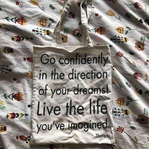 Quote tote bag